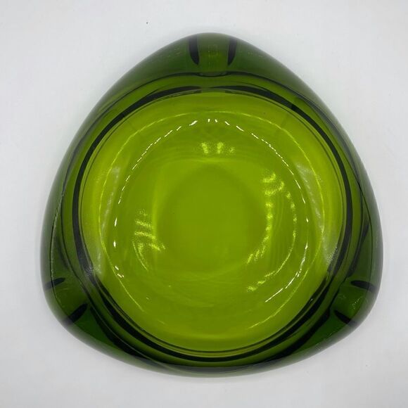 Vintage Viking Glass Ashtray - Picture 3 of 3